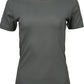 Ladies' Interlock Tee - Powder Grey