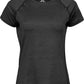 Ladies' CoolDry Tee - Black Melange
