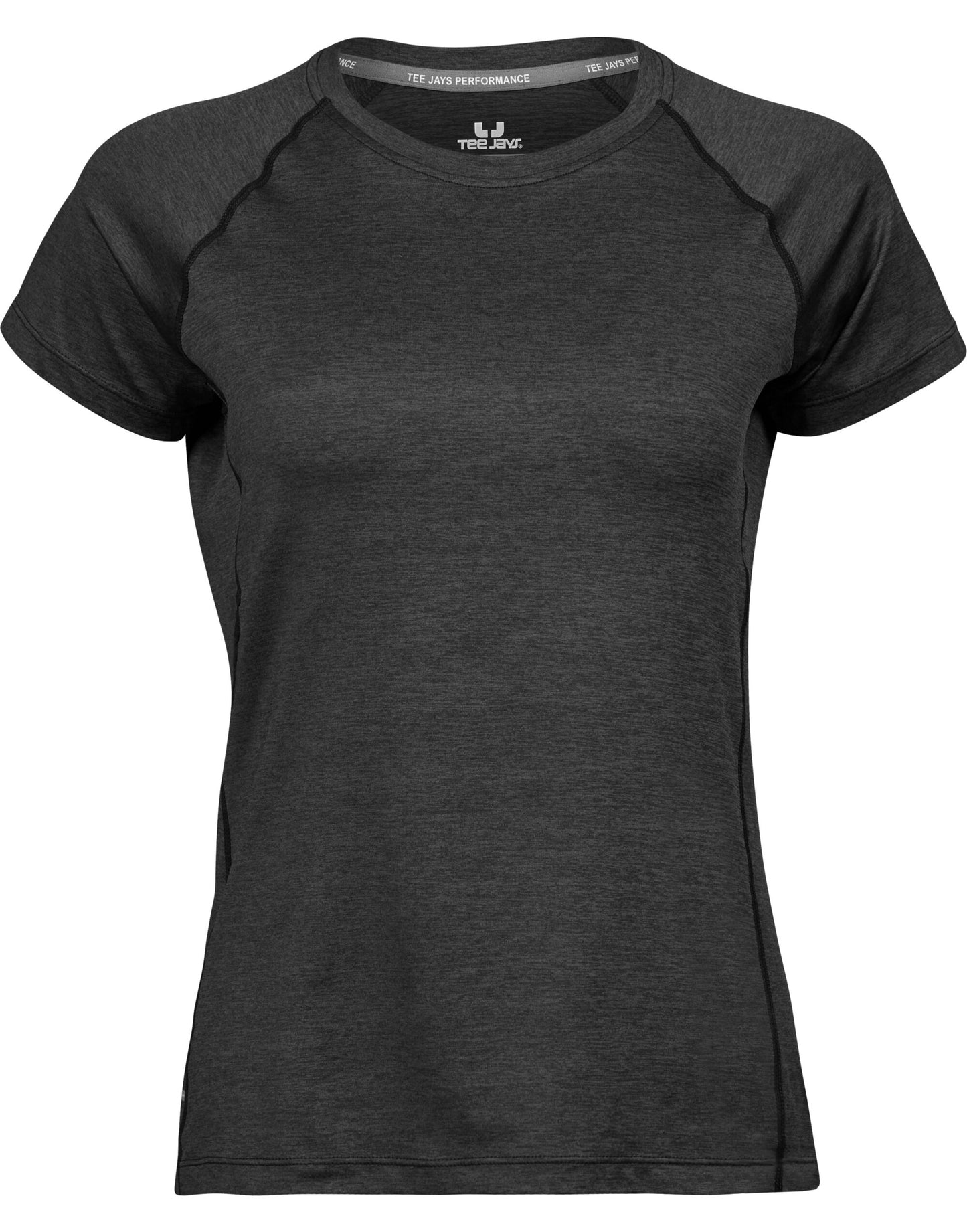 Ladies' CoolDry Tee - Black Melange