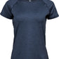 Ladies' CoolDry Tee - Navy Melange