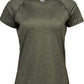 Ladies' CoolDry Tee - Olive Melange
