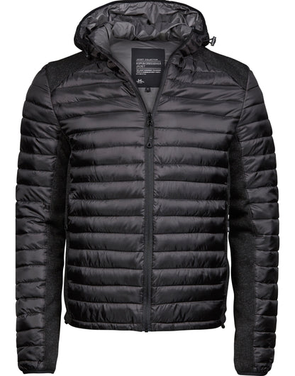 Men's Hooded Outdoor Crossover - Black/Black Melange