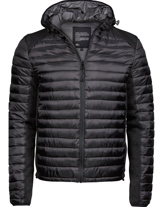 Men's Hooded Outdoor Crossover - Black/Black Melange