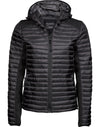 Ladies' Aspen Crossover Jacket - Black/Black Melange