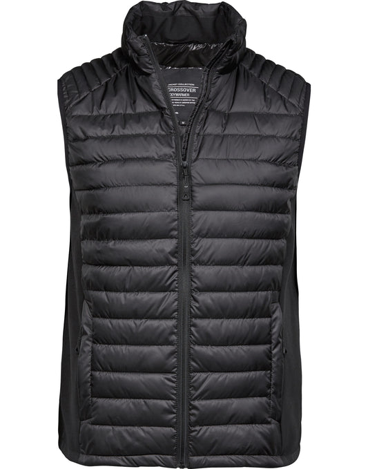 Men's Crossover Bodywarmer - Black/Black