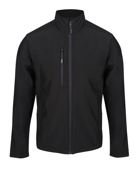 Recycled Printable Softshell Jacket - Black