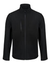 Ablaze 3 Layer Printable Softshell Jacket - Black/Black