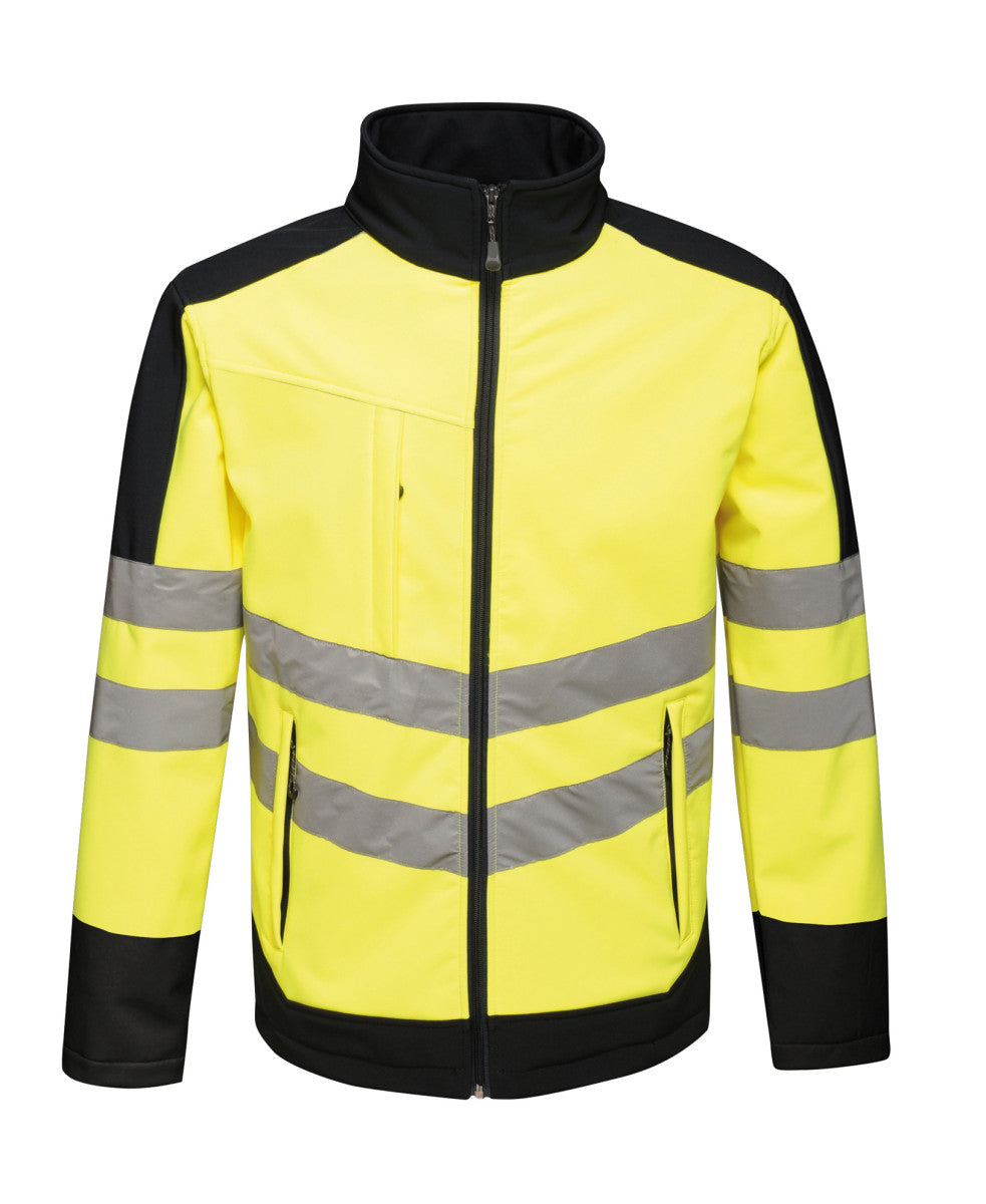 Pro 3 Layer Softshell - Yellow/Navy