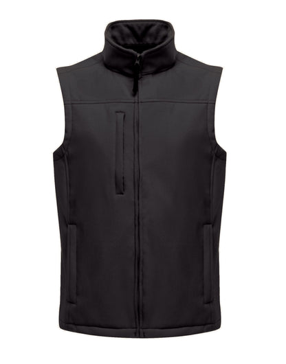 Flux Men's Softshell Bodywarmer - Black/Black