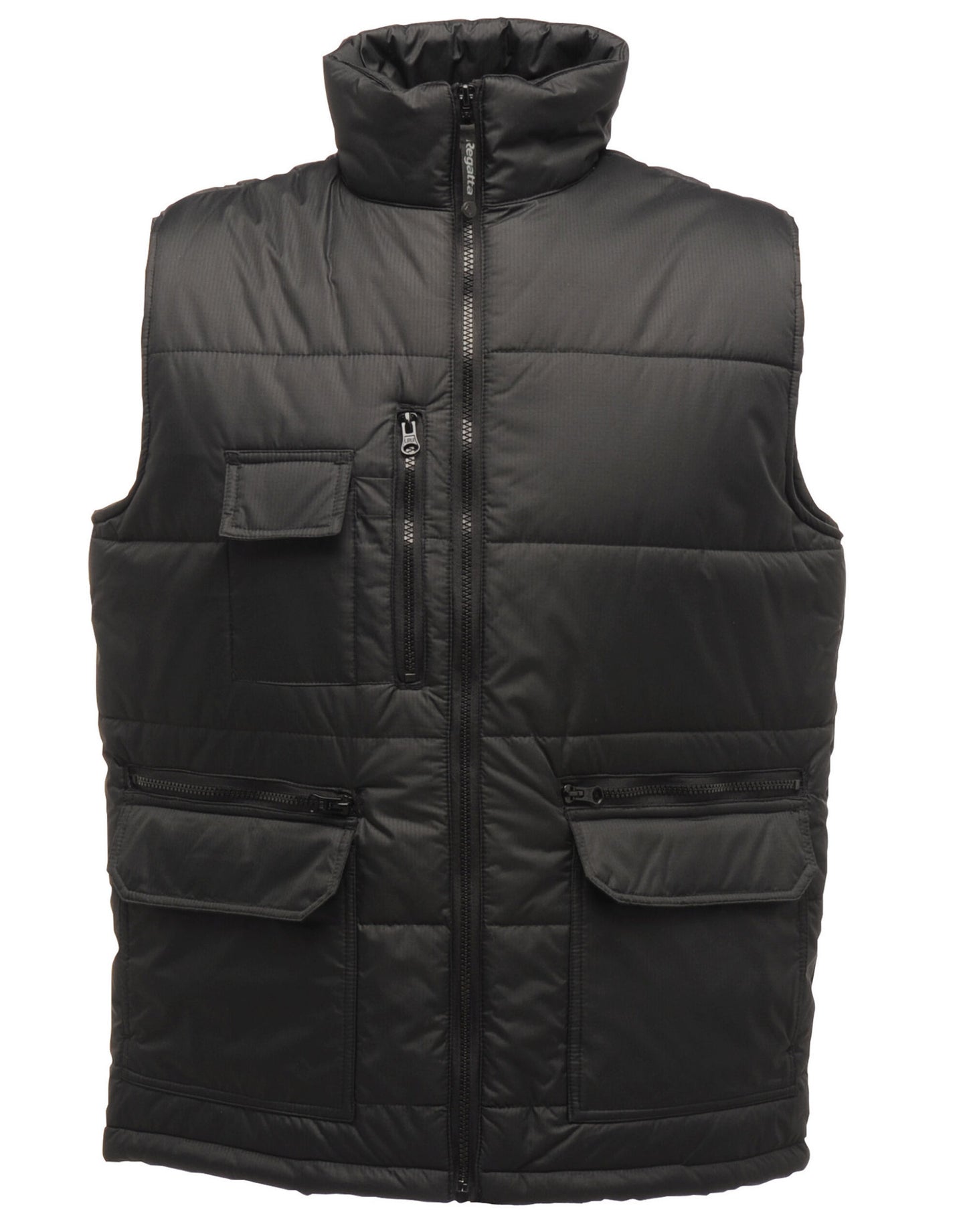 Steller Multi-Zip Ripstop Bodywarmer - Black