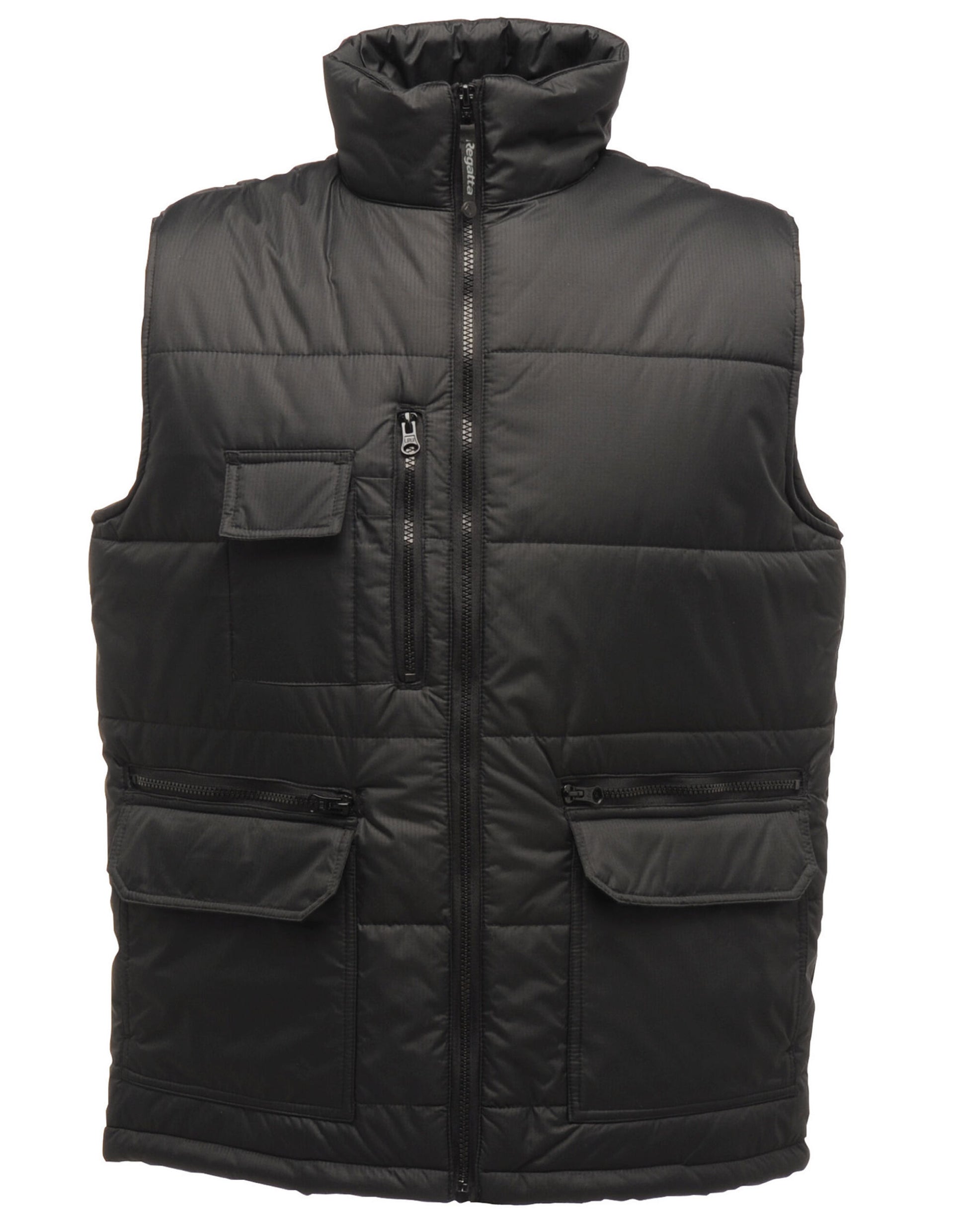 Steller Multi-Zip Ripstop Bodywarmer - Black