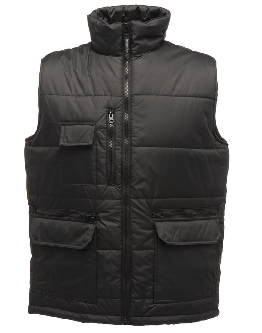Steller Multi-Zip Ripstop Bodywarmer - Black