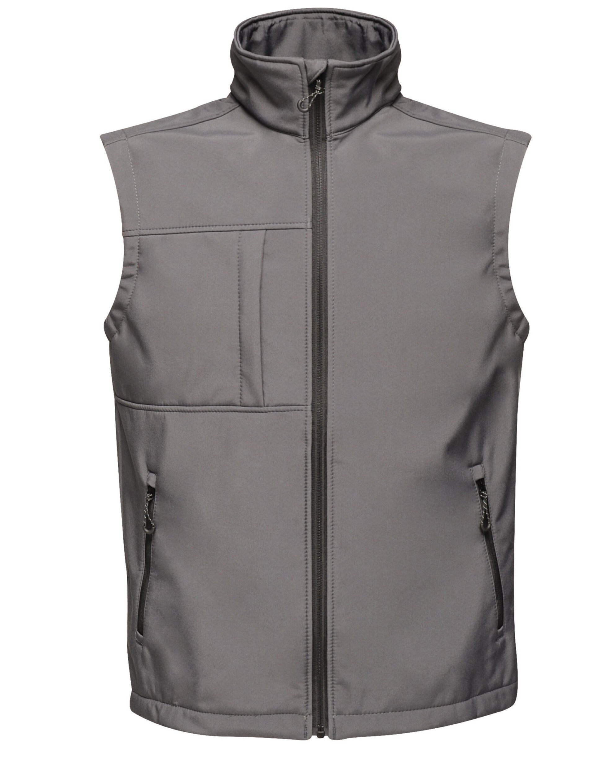 Octagon II Men's 3 Layer Printable Softshell Bodywarmer - Seal Grey