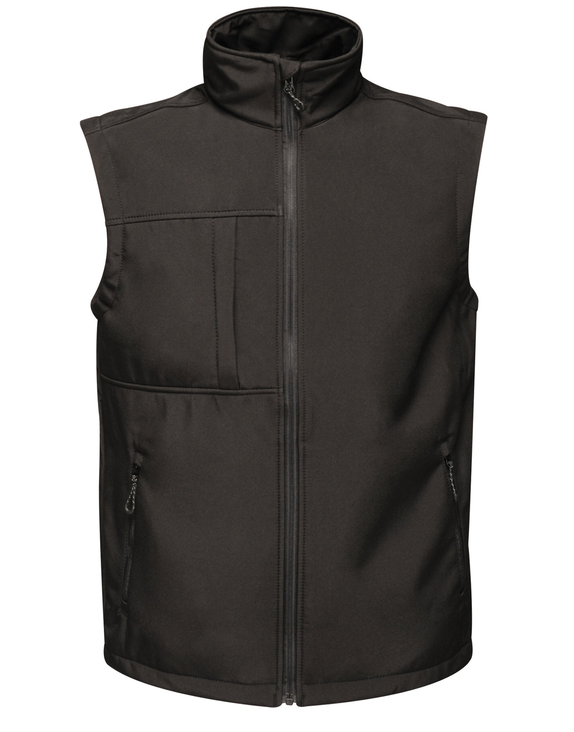 Octagon II Men's 3 Layer Printable Softshell Bodywarmer - Black