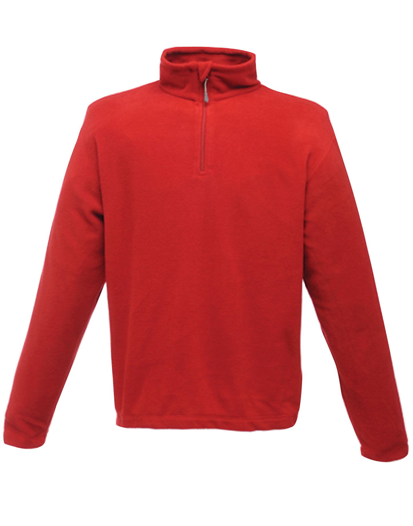 Micro Zip Neck Fleece - Classic Red