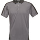 Contrast Quick Wicking Polo Shirt - Seal Grey/Black