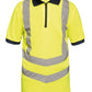 Pro Two Tone Wicking Polo Shirt - Yellow/Navy
