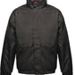 Dover Men's Fleece Lined Bomber Jacket - Black/Classic Red