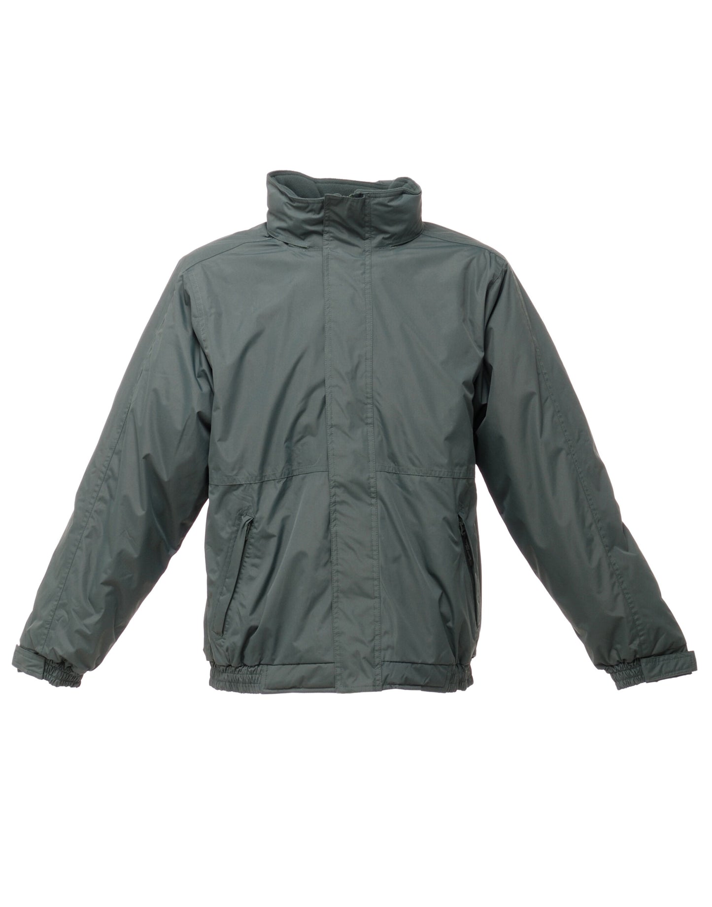 Dover Men's Fleece Lined Bomber Jacket - Dark Green/Dark Green