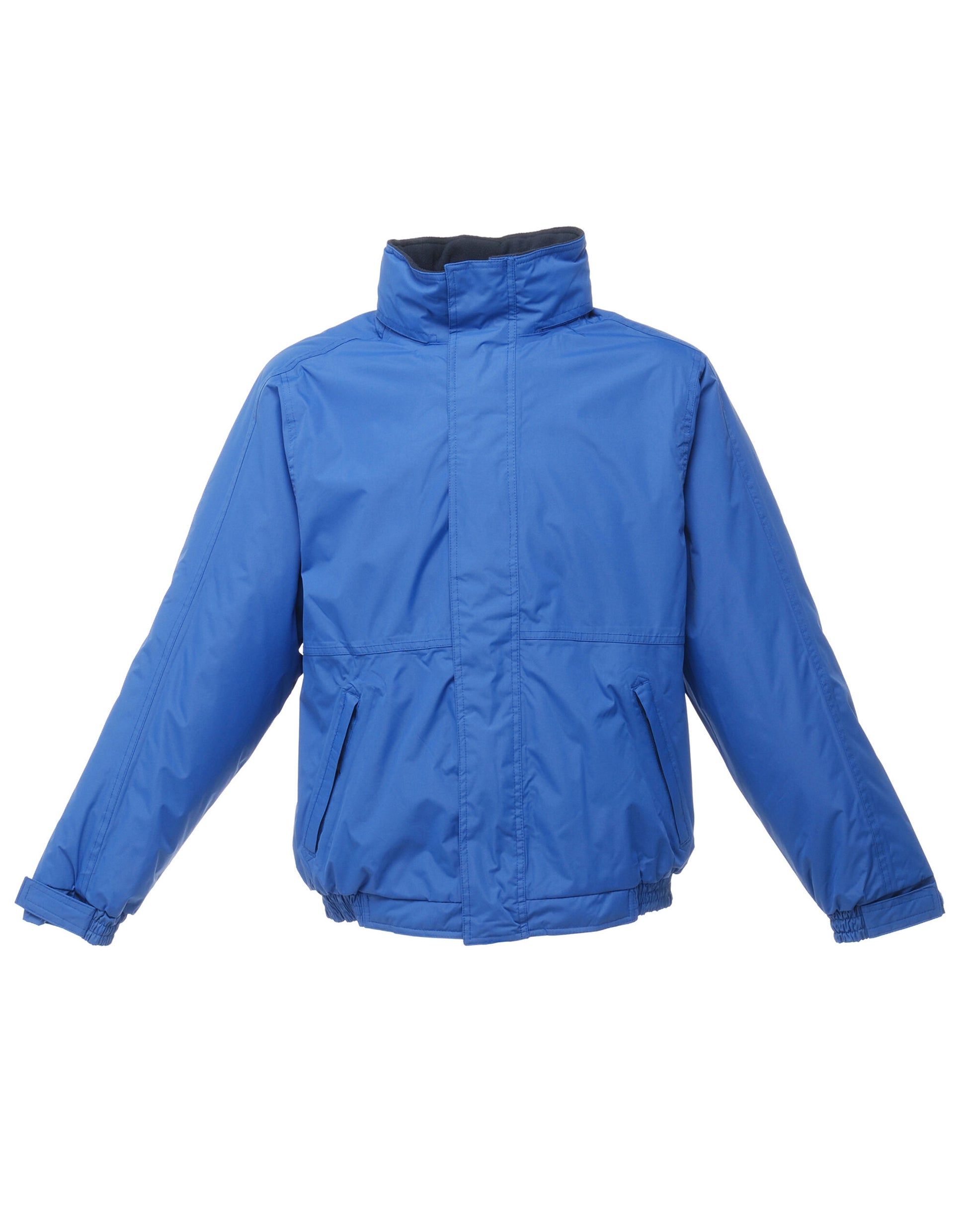Dover Men's Fleece Lined Bomber Jacket - Royal/Dark Navy