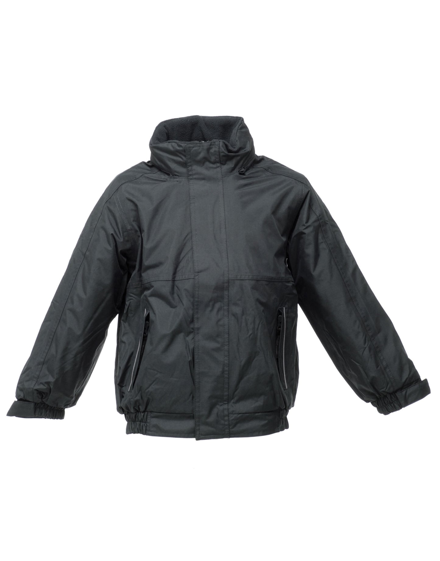 Kid's Dover Fleece Lined Jacket - Black/Ash