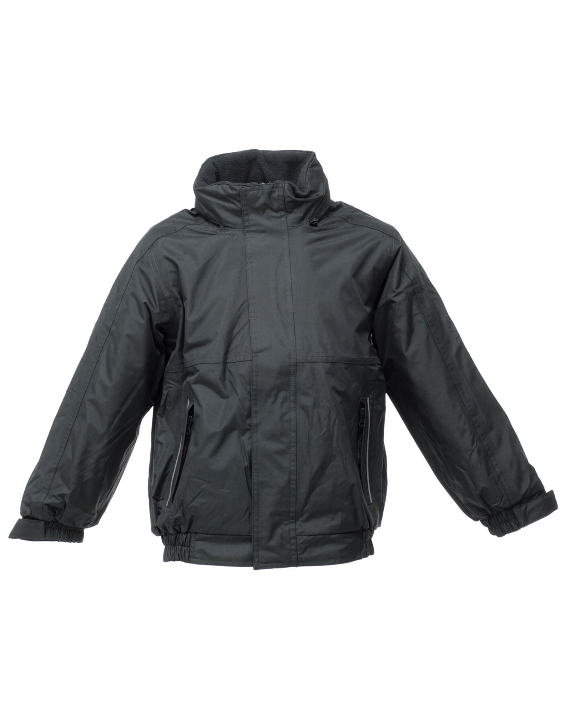 Kid's Dover Fleece Lined Jacket - Black/Ash