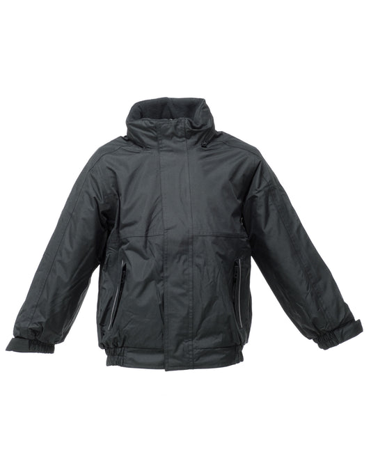 Kid's Dover Fleece Lined Jacket - Black/Ash