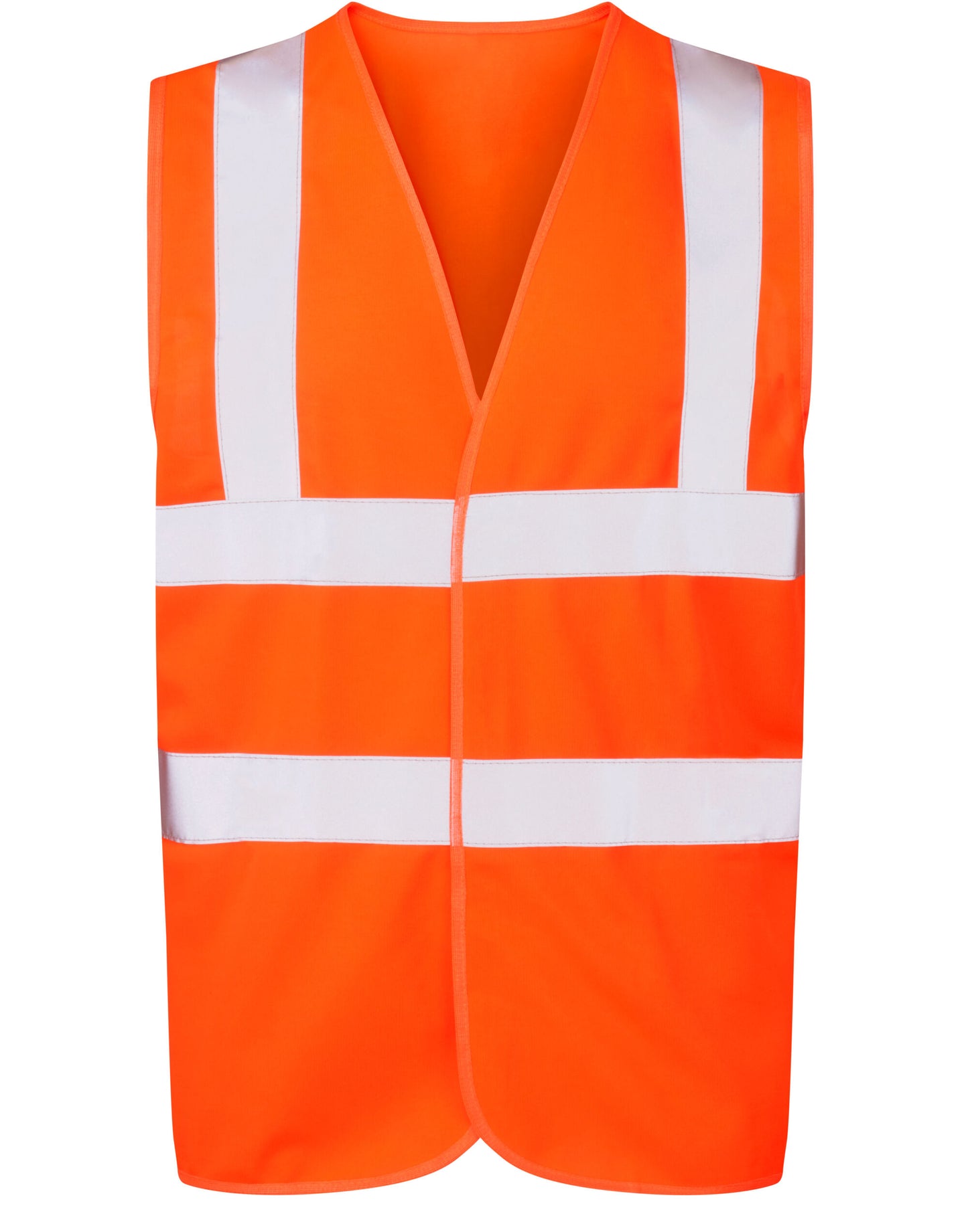 UCC 4-Band Safety Waistcoat - Hi Vis Orange