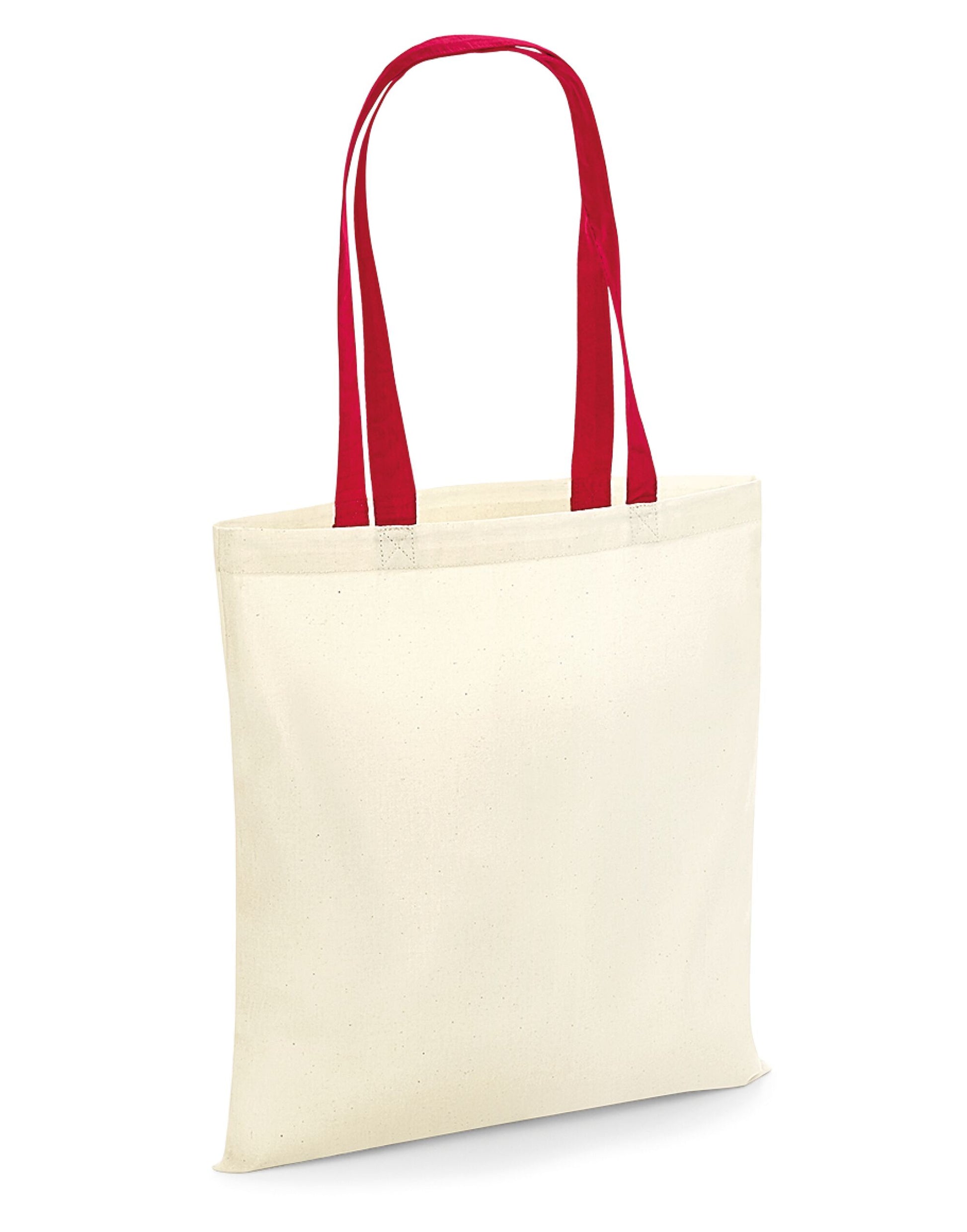 Bag 4 Life - Contrast Handle - Natural/classic Red