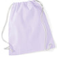 Cotton Gymsac - Lavender/White