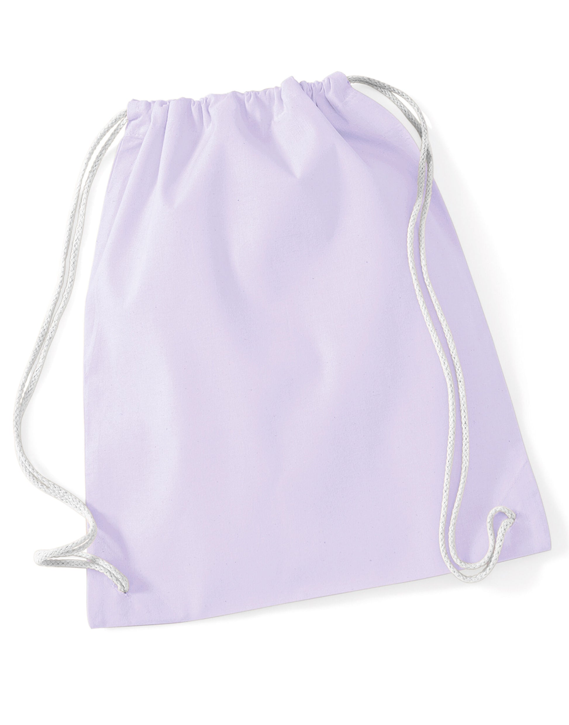 Cotton Gymsac - Lavender/White