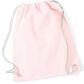 Cotton Gymsac - Pastel Pink/White