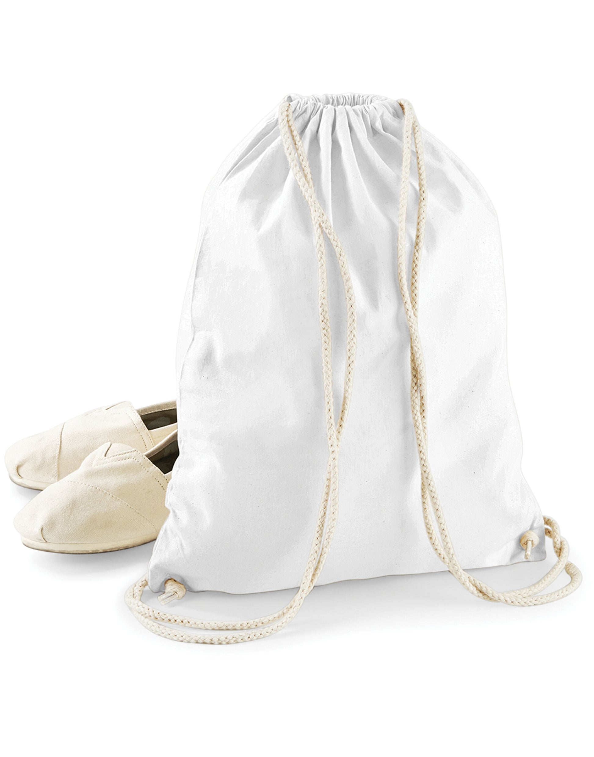Cotton Gymsac - White