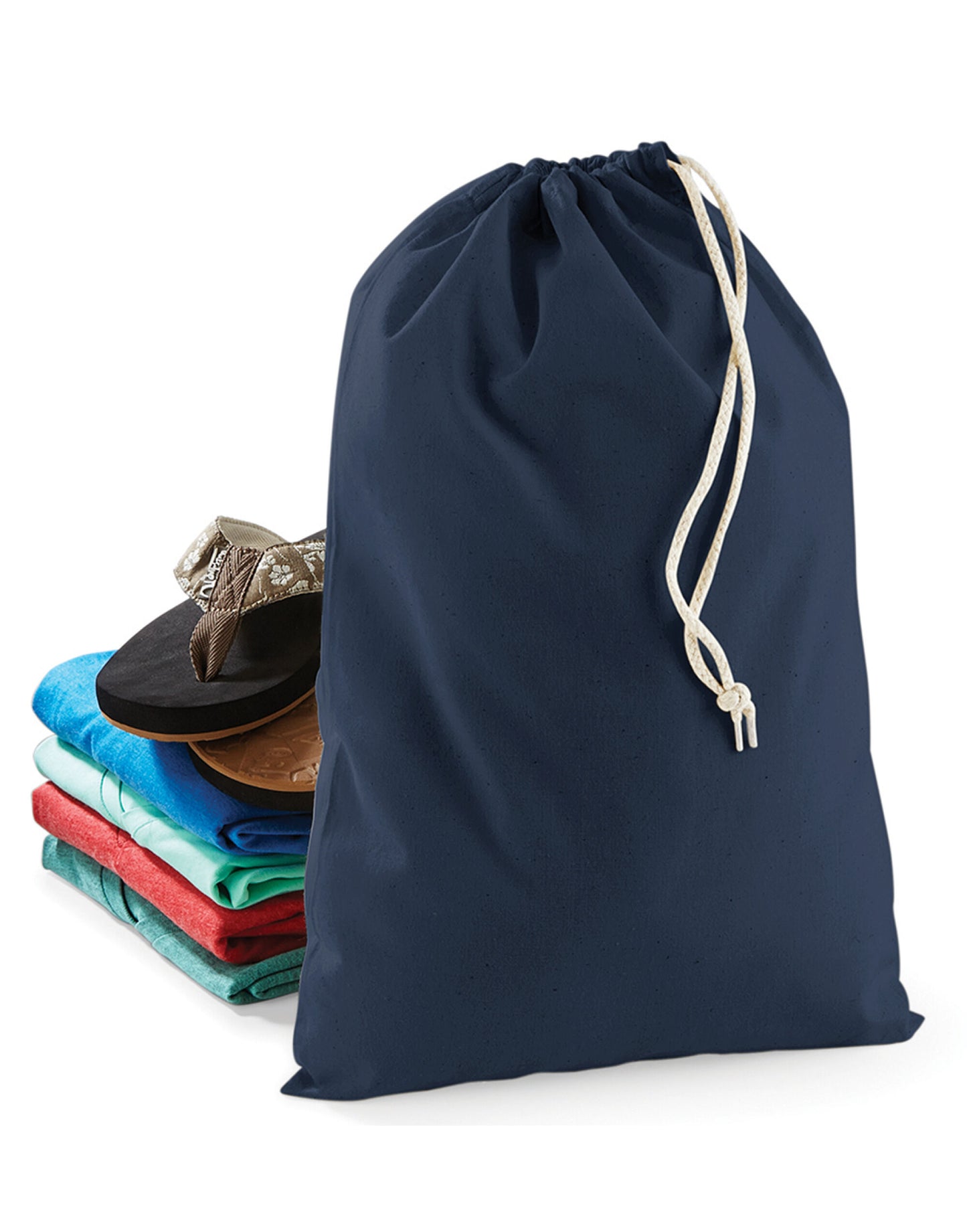 Cotton Stuff Bag - Navy