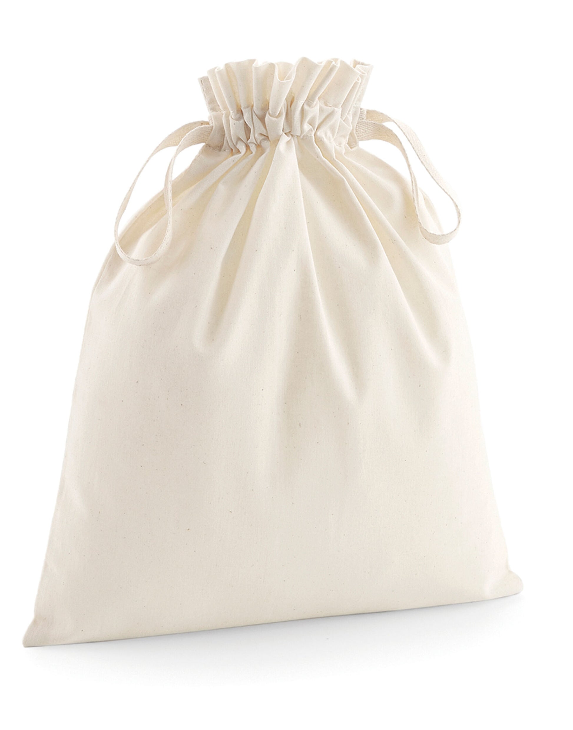 Organic Cotton Draw Cord Bag - Natural