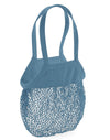 Organic Cotton Mesh Grocery Bag - Airforce Blue