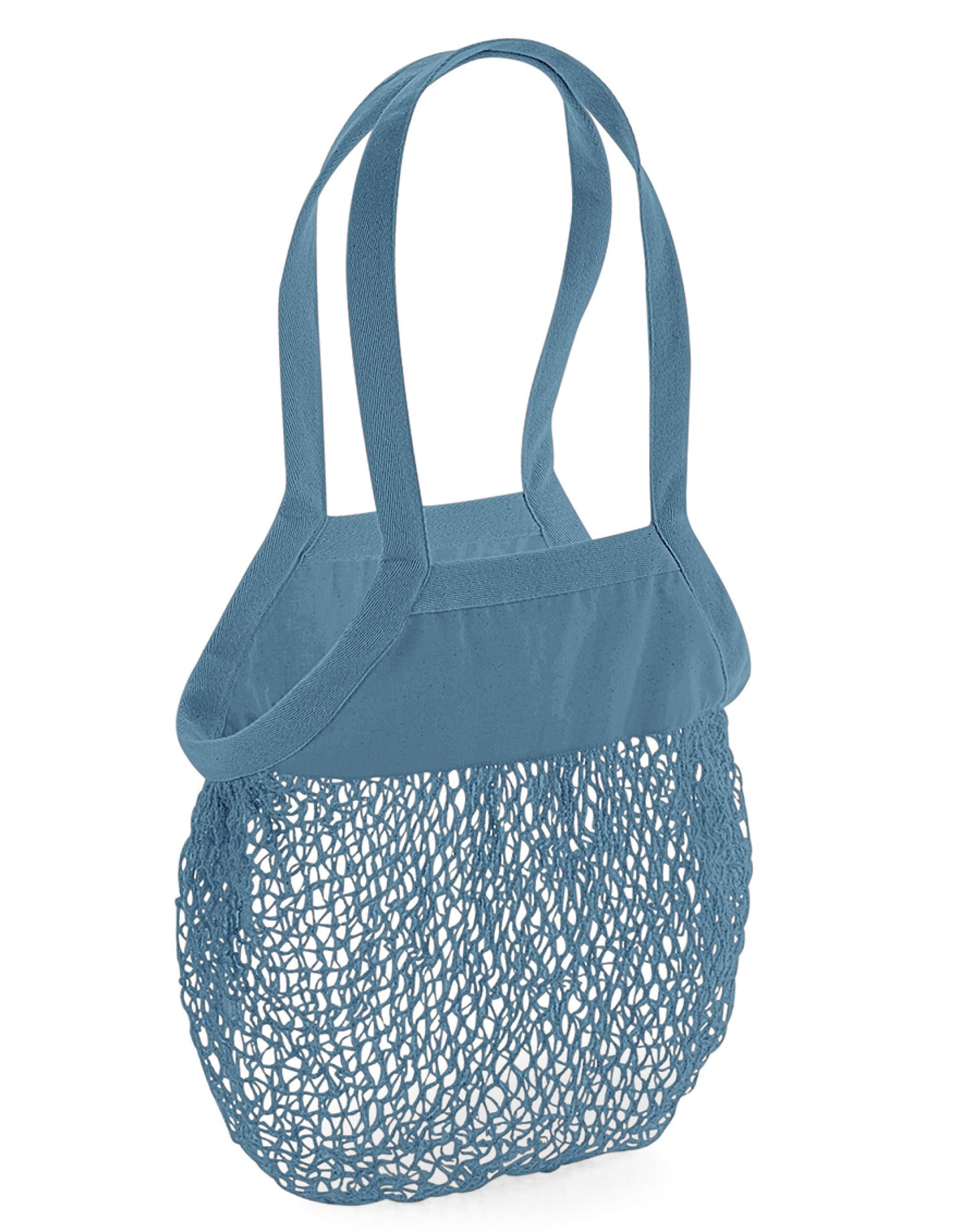 Organic Cotton Mesh Grocery Bag - Airforce Blue
