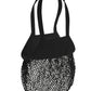 Organic Cotton Mesh Grocery Bag - Black