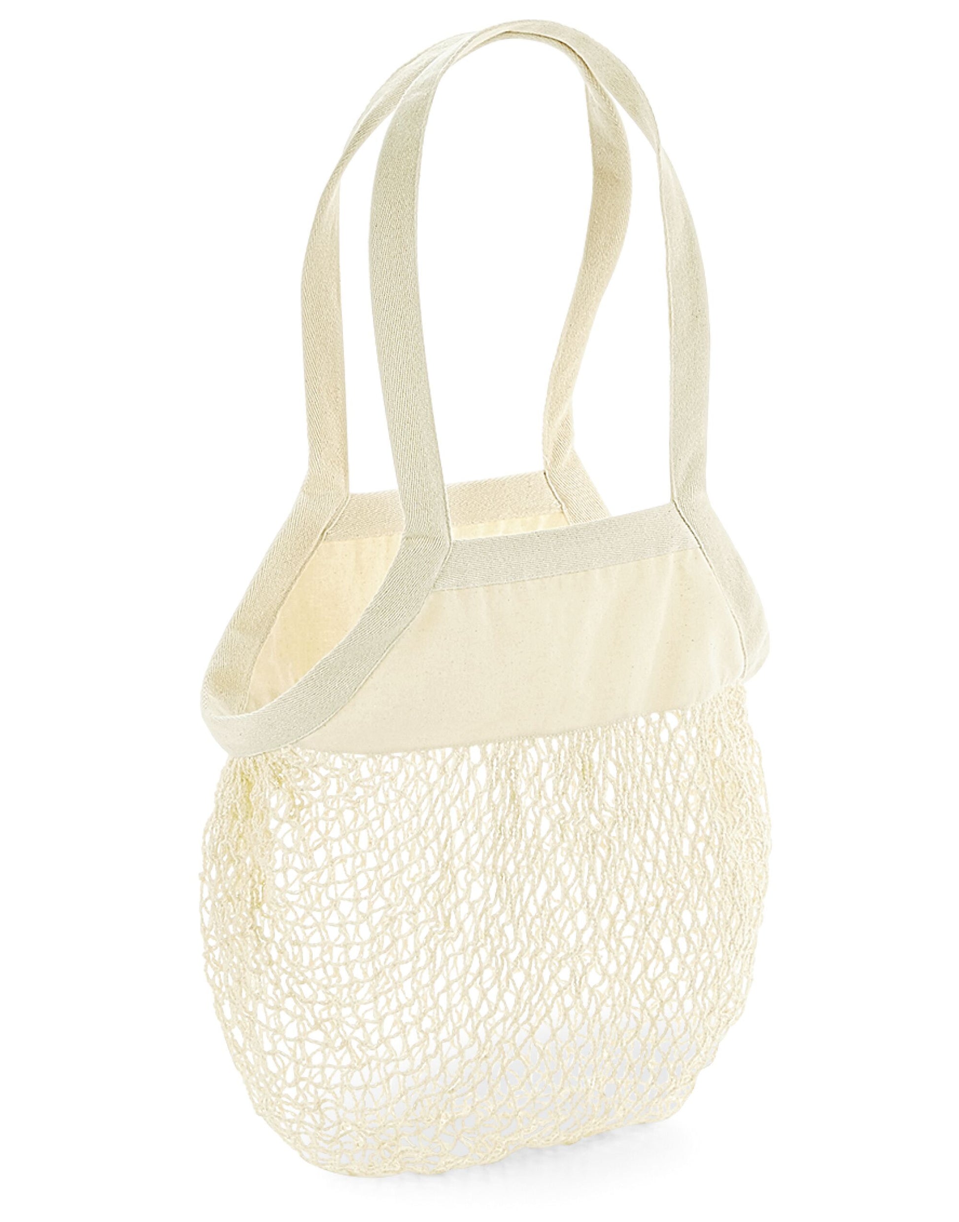 Organic Cotton Mesh Grocery Bag - Natural