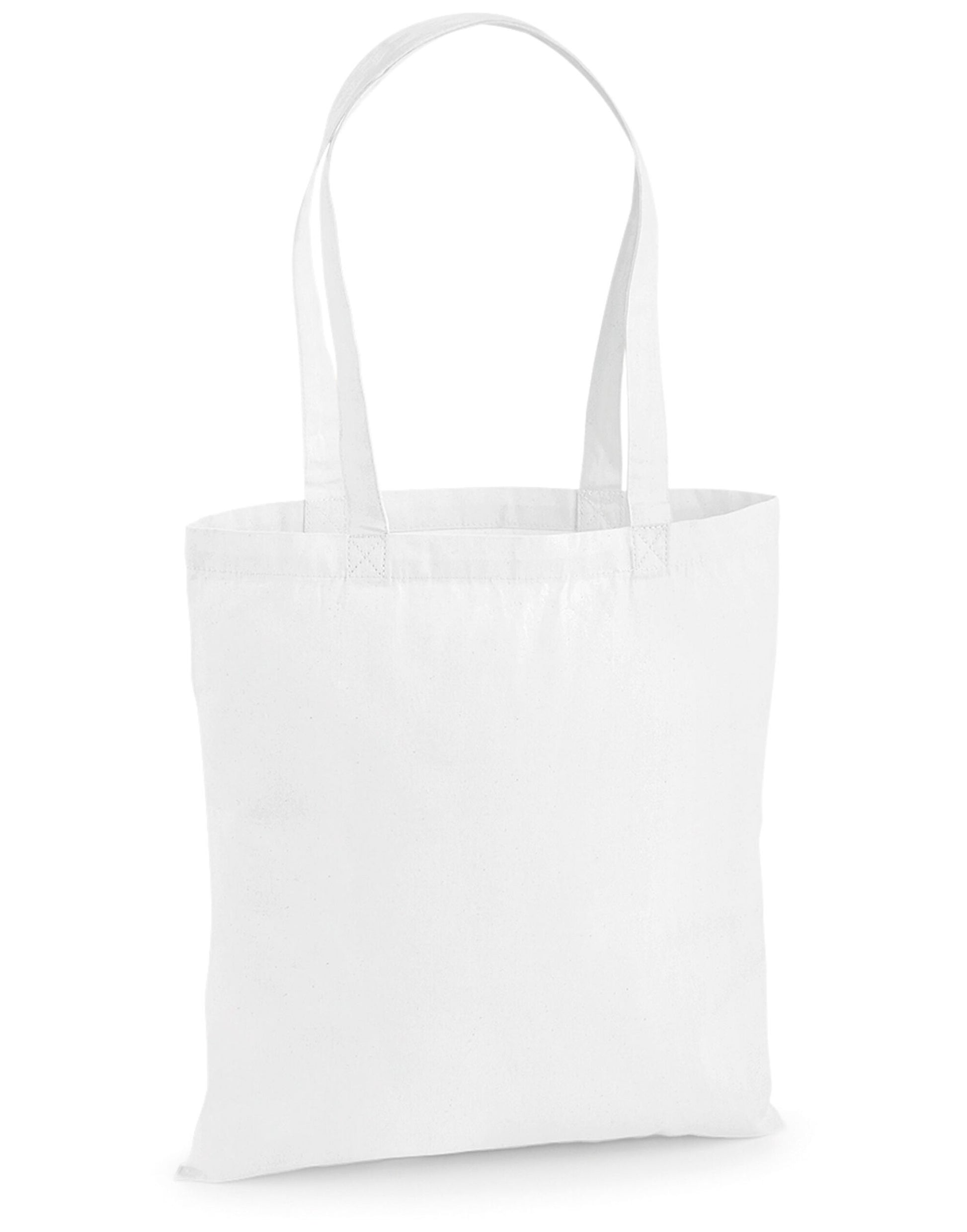 Premium Cotton Tote - White