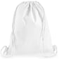 Premium Cotton Gymsac - White