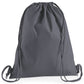 Premium Cotton Gymsac - Graphite Grey