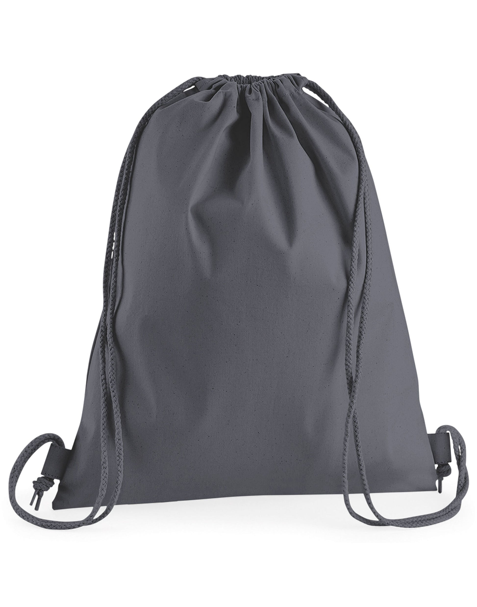 Premium Cotton Gymsac - Graphite Grey