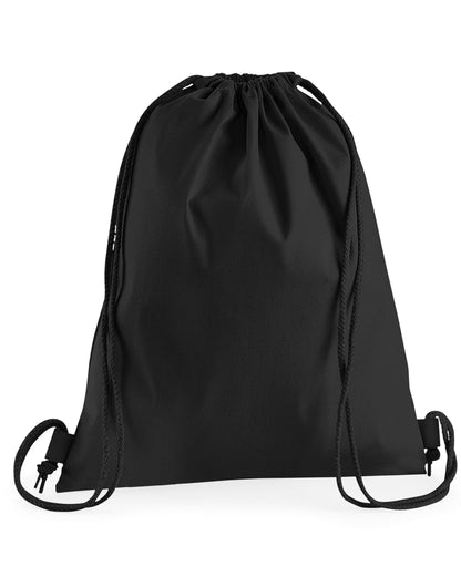 Premium Cotton Gymsac - Black