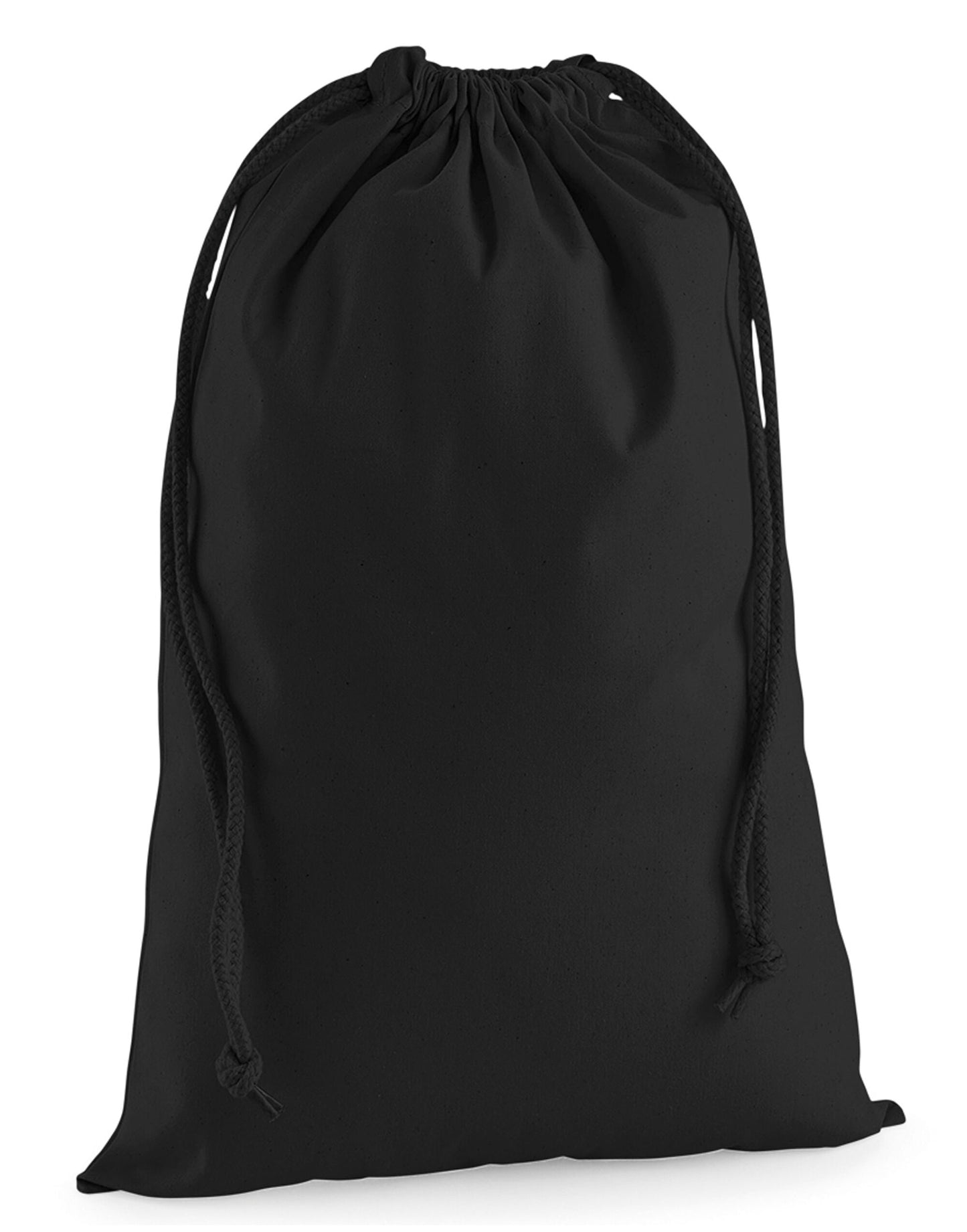 Premium Cotton Stuff Bag - Black
