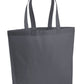 Premium Cotton Maxi Tote - Graphite Grey