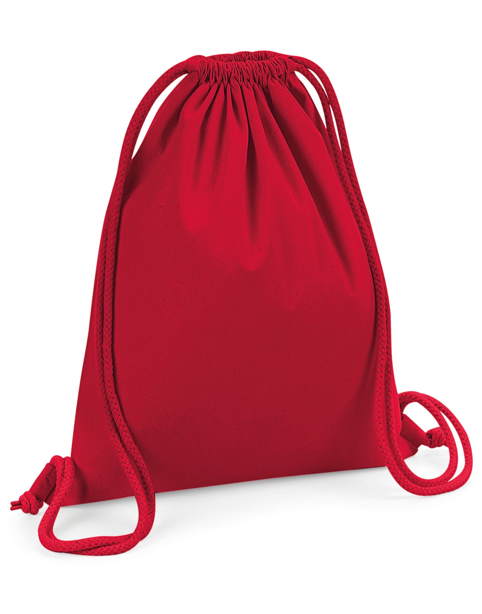 Organic Premium Cotton Gymsac - Classic Red