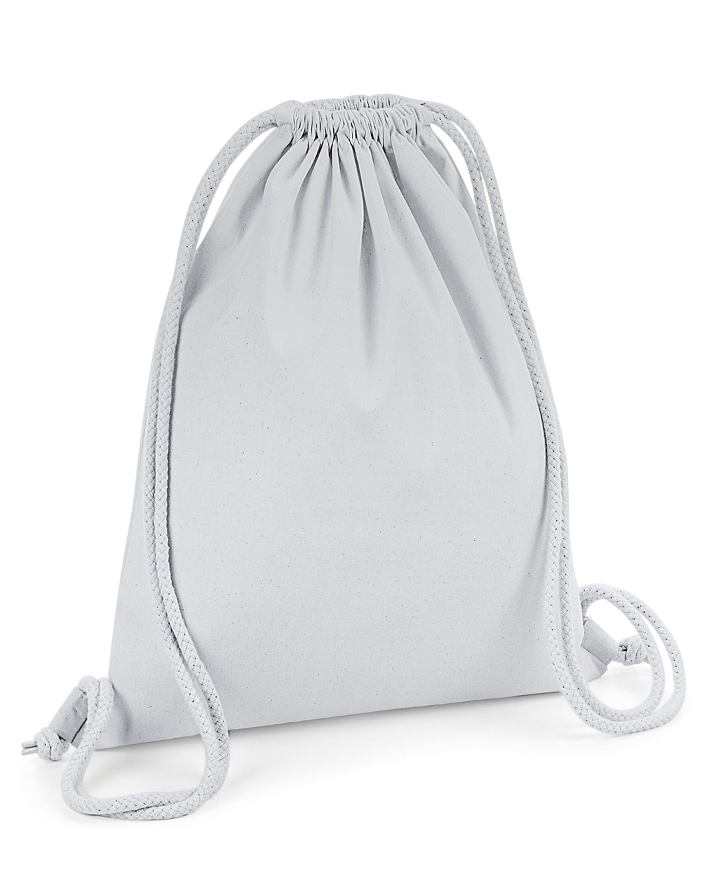 Organic Premium Cotton Gymsac - Light Grey