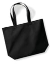 Organic Premium Cotton Maxi Tote - Black