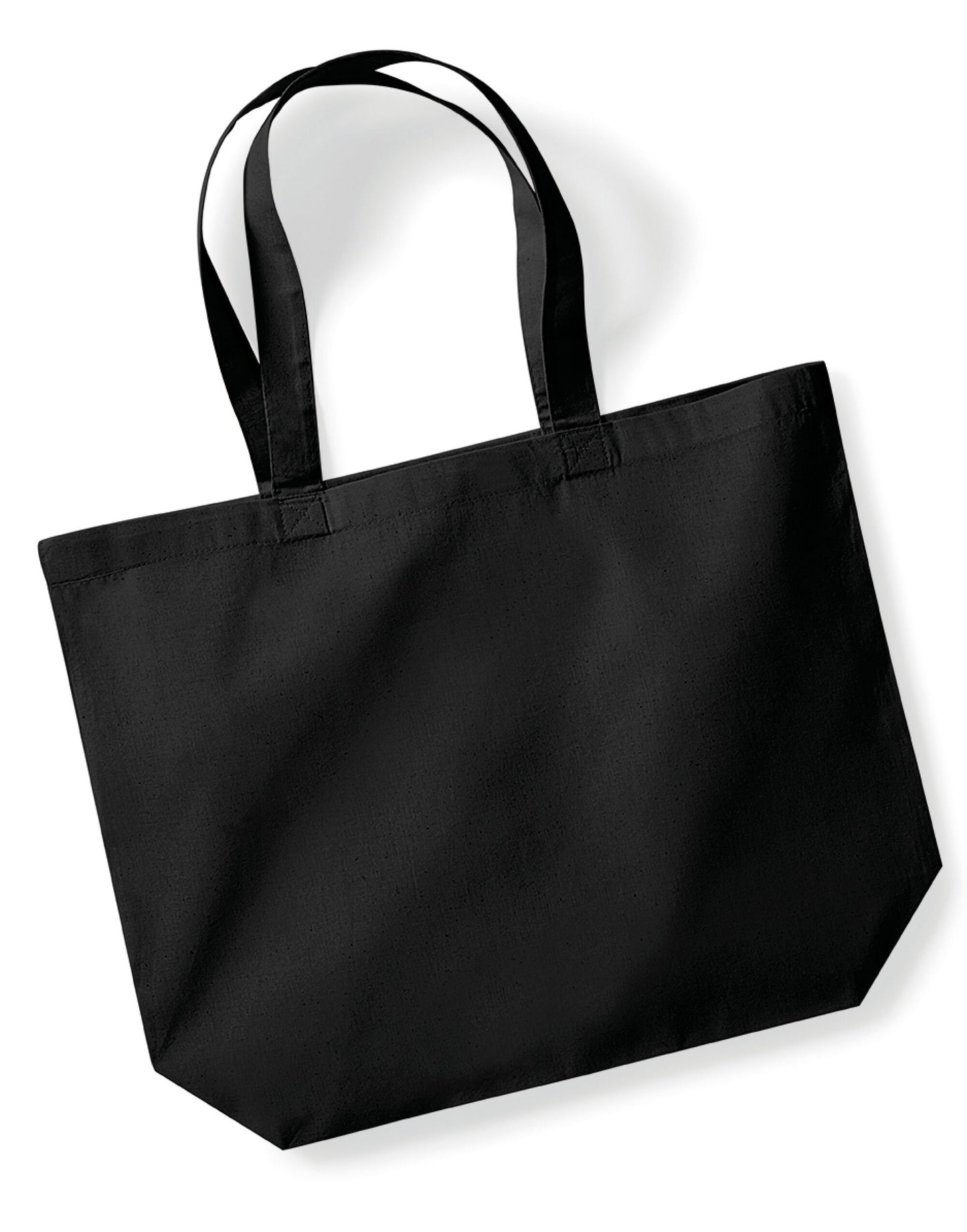Organic Premium Cotton Maxi Tote - Black